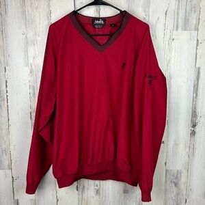 Ashworth | Red Golf Pullover Jacket